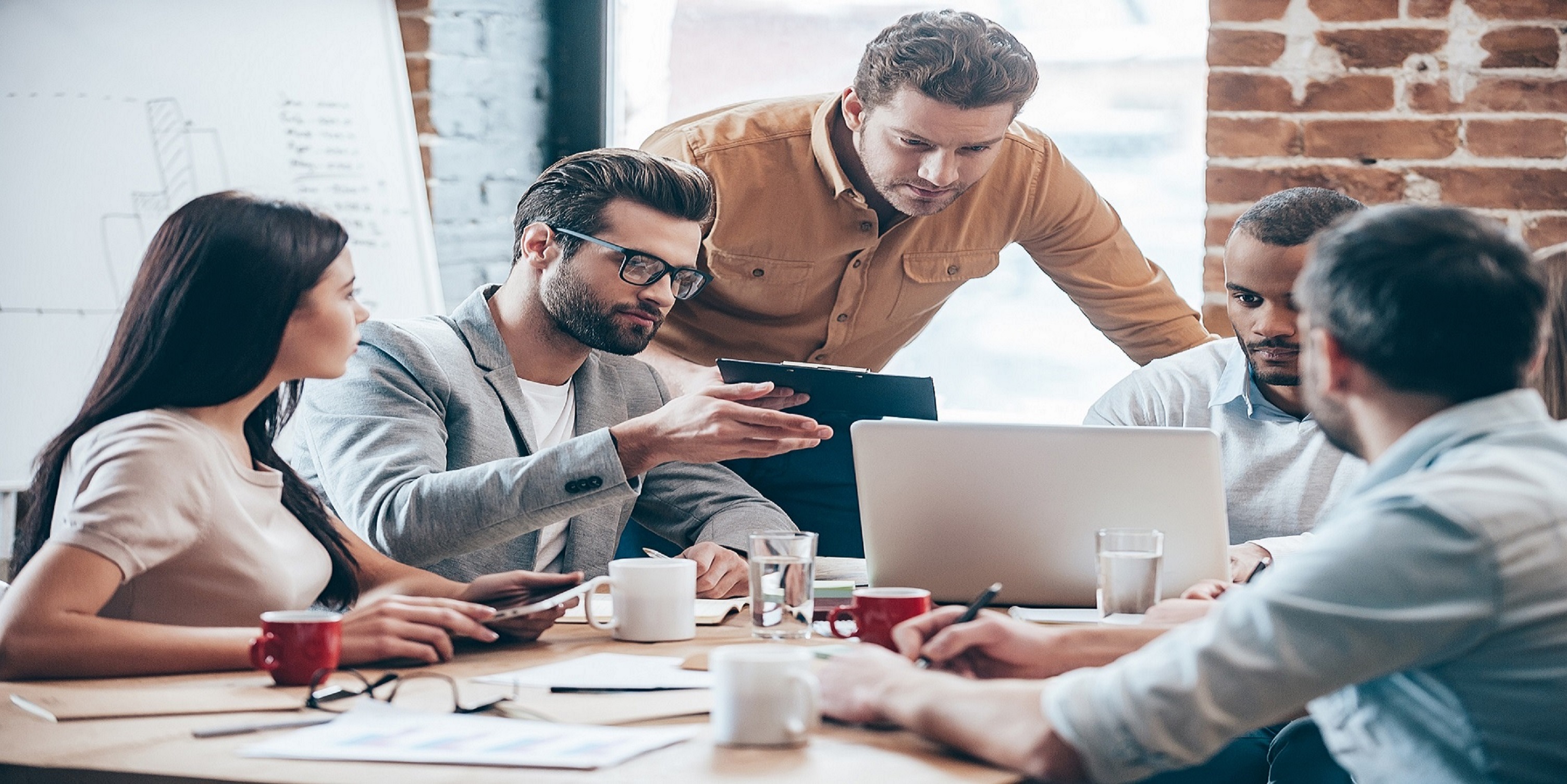 Group Project at an office